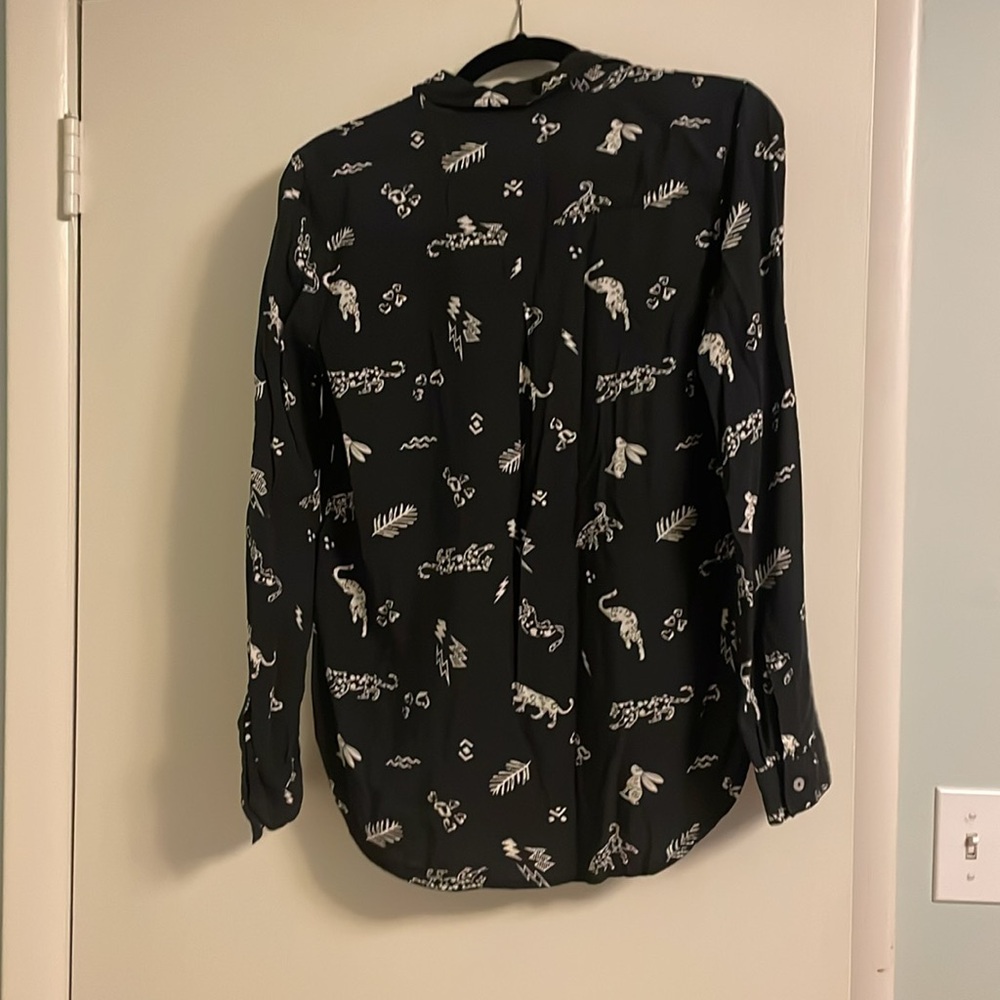 Animal print button down, small - Picture 3 of 3